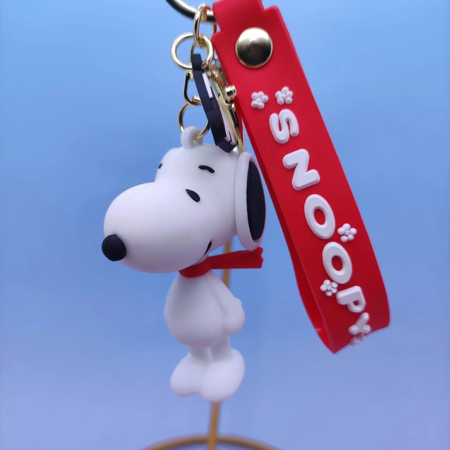 Snoopy Cute Doll Keychain On The Phone Pendent Silicone Car Couple