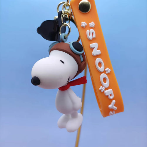 Snoopy Cute Doll Keychain On The Phone Pendent Silicone Car Couple