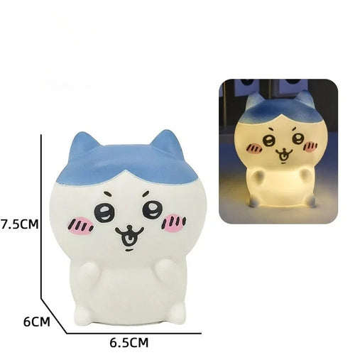 Chiikawa Anime LED Night Light  Hachiware  Usagi Rabbit Lamp Bedroom