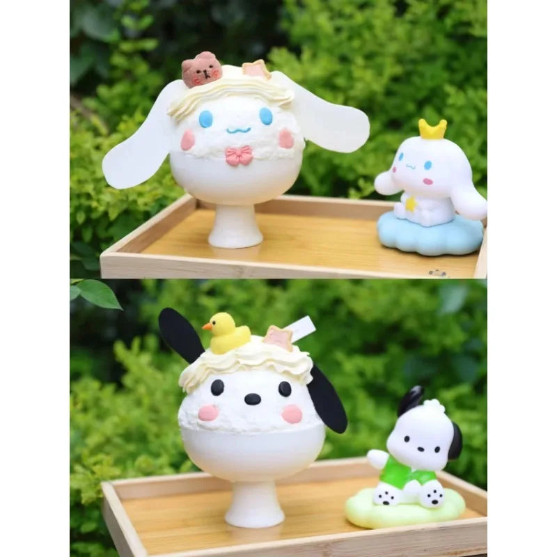 Animation Sanrios Kitty Kawaii Glowing Cloud Lamp Hello Kitty Bedside