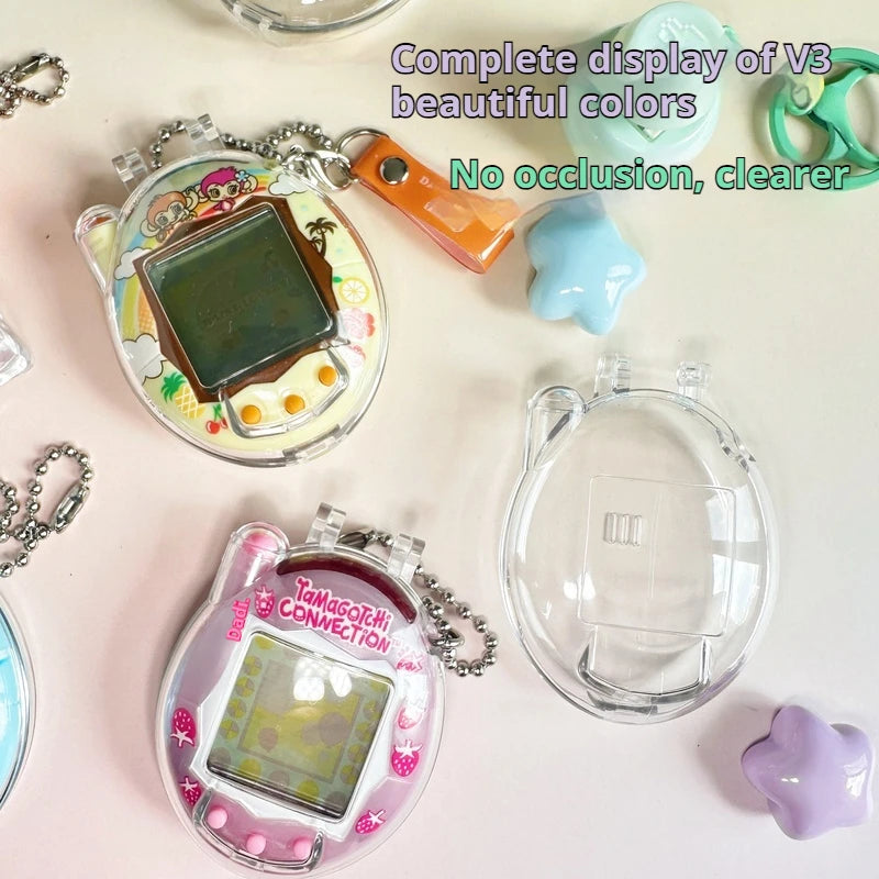 Protective Case Only For Tamagotchi Connection V3 Transparent Hard