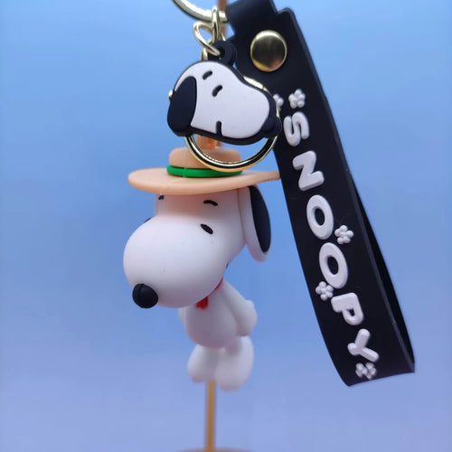 Snoopy Cute Doll Keychain On The Phone Pendent Silicone Car Couple