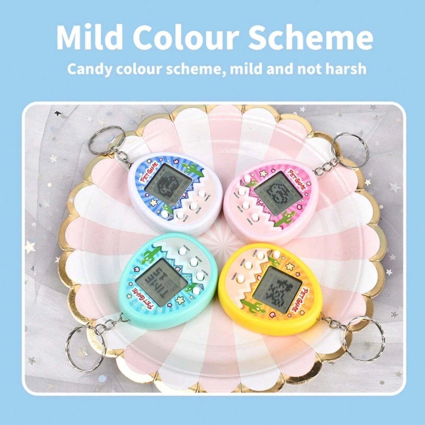 Electronic Pets Game Toys Keychain Virtual Tamagotchi Virtual Cyber