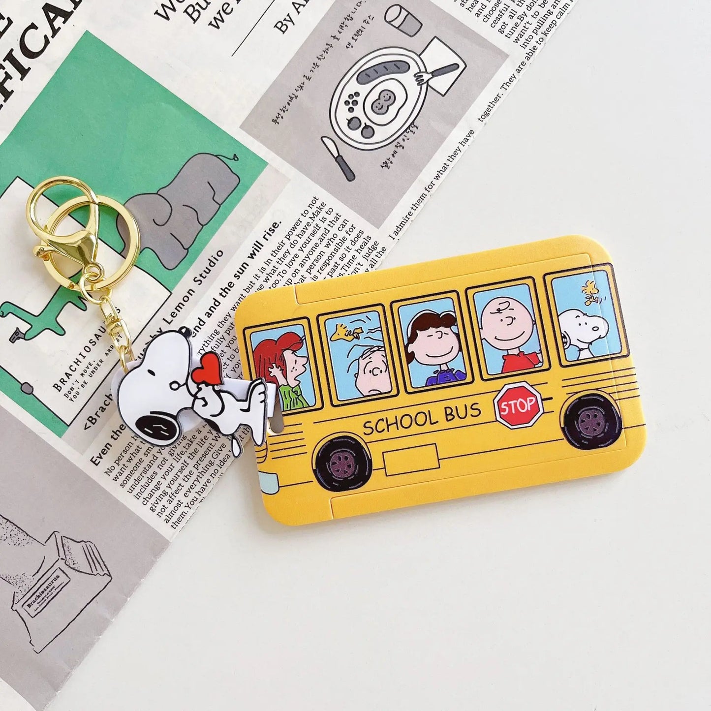 Snoopy Student Meal Card Bus Card Access Control Card Holder Subway