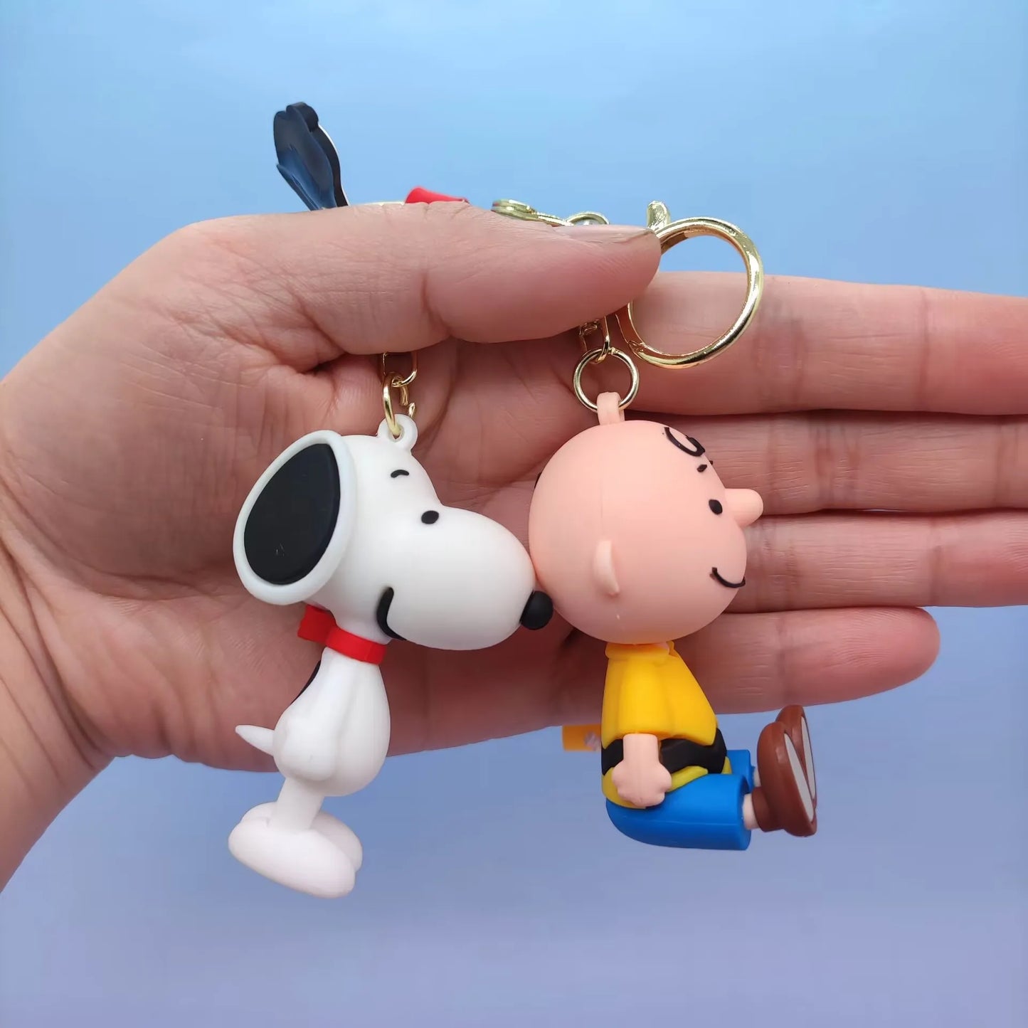 Snoopy Cute Doll Keychain On The Phone Pendent Silicone Car Couple