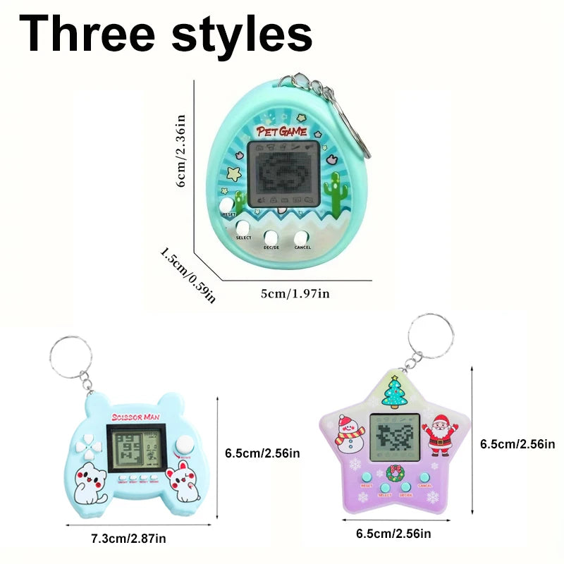 Electronic Pets Game Toys Keychain Virtual Tamagotchi Virtual Cyber