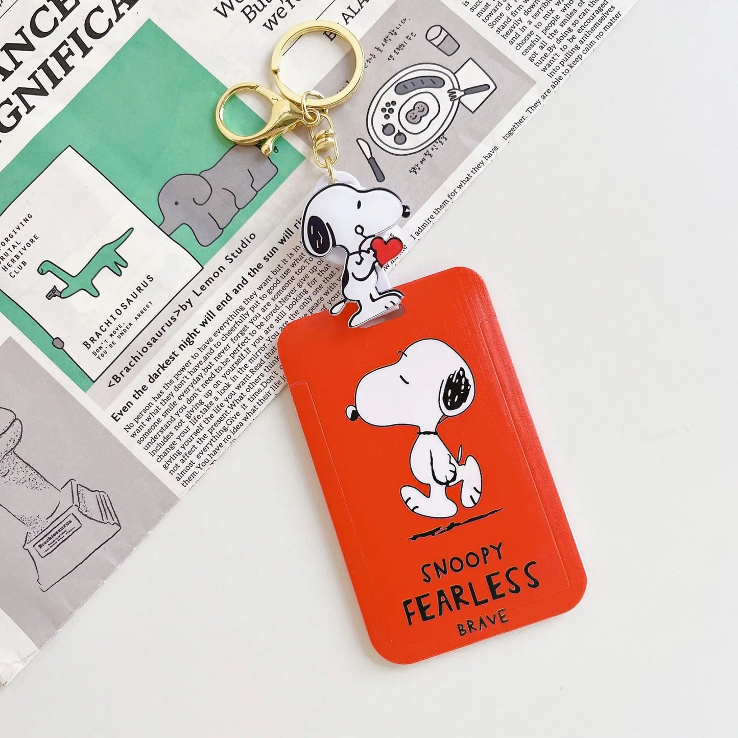 Snoopy Student Meal Card Bus Card Access Control Card Holder Subway